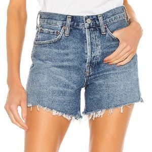 Agolde NWT Parker Long Loose Denim Shorts